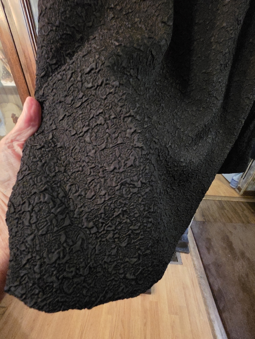 Kasper Women's Black Textured Suit (12) - Picture 6 of 7